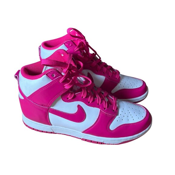 Nike Dunk High "Pink Prime" High Top Sneakers Women's Size 7 in EUC! - Picture 4 of 10